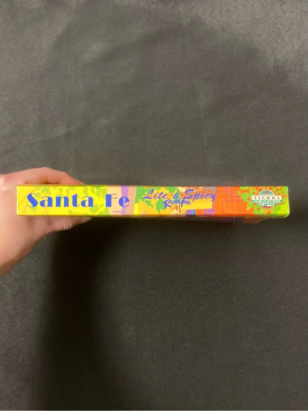 Santa Fe Light and Spicy Recipes by Joan Stromquist Paperback Vintage Cookbook